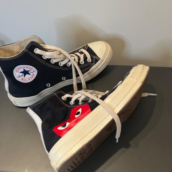 Converse x Comme des Garçons PLAY Chuck 70 women’s 9 / Mens 7 - Picture 5 of 8